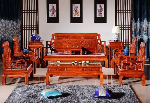 紅木家具市場常見的沙發(fā)款式及特點(diǎn)(圖11)